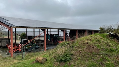 Hangar agricole – 100 kWc – Deux-Sèvres – 08/07/2021